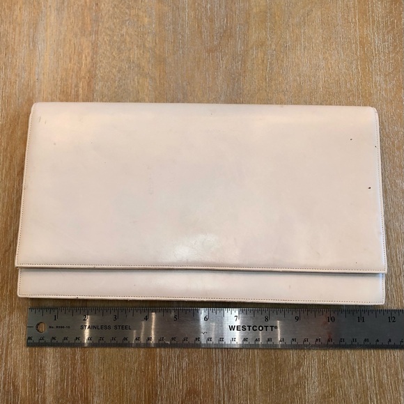 elegant leather evening bag - Picture 1 of 3